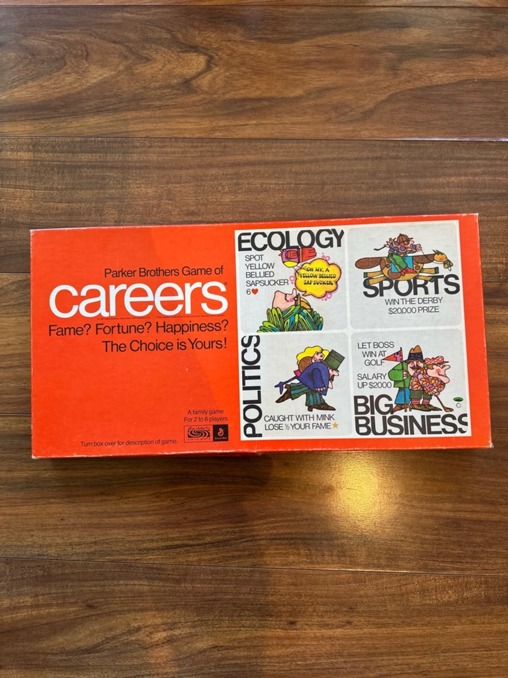 Vintage Parker Brothers Careers Board Game